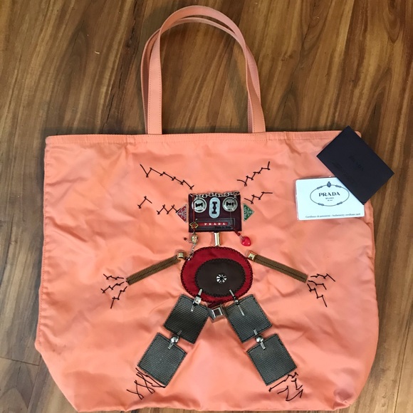 prada robot tote